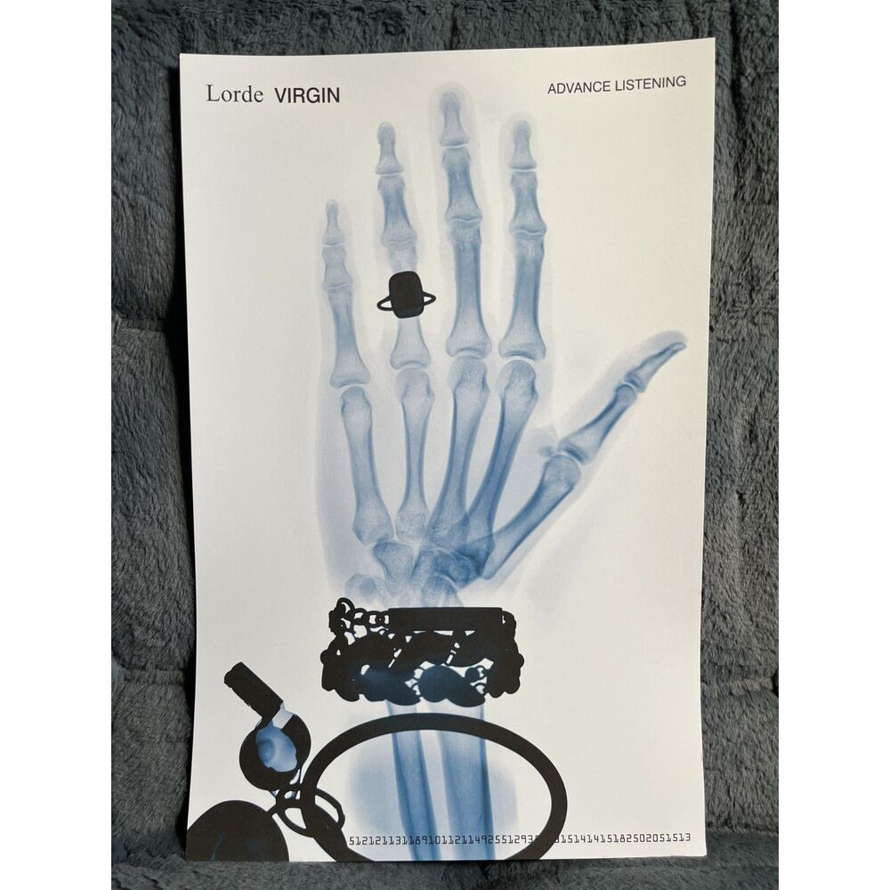 Lorde Virgin Album Advanced Listening Party Exclusive Poster (11" x 17")